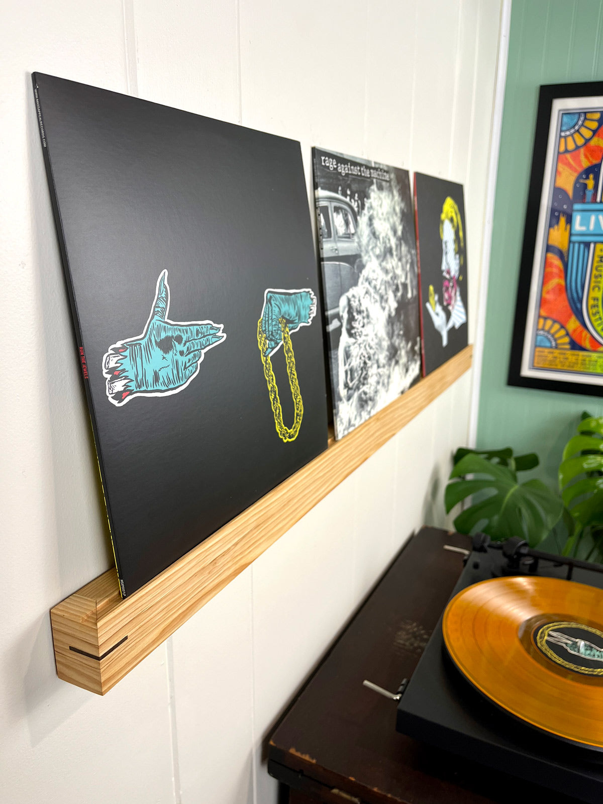 The Michels Triple Record Ledge