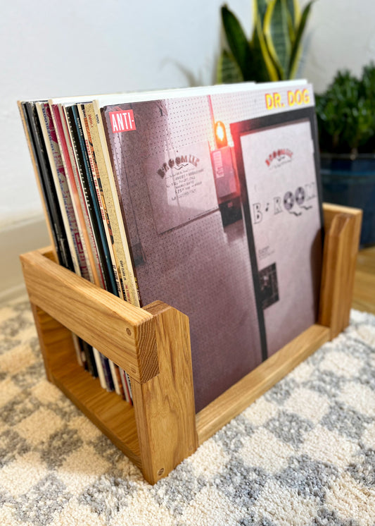 The Emmett Tabletop Record Flip Storage Display